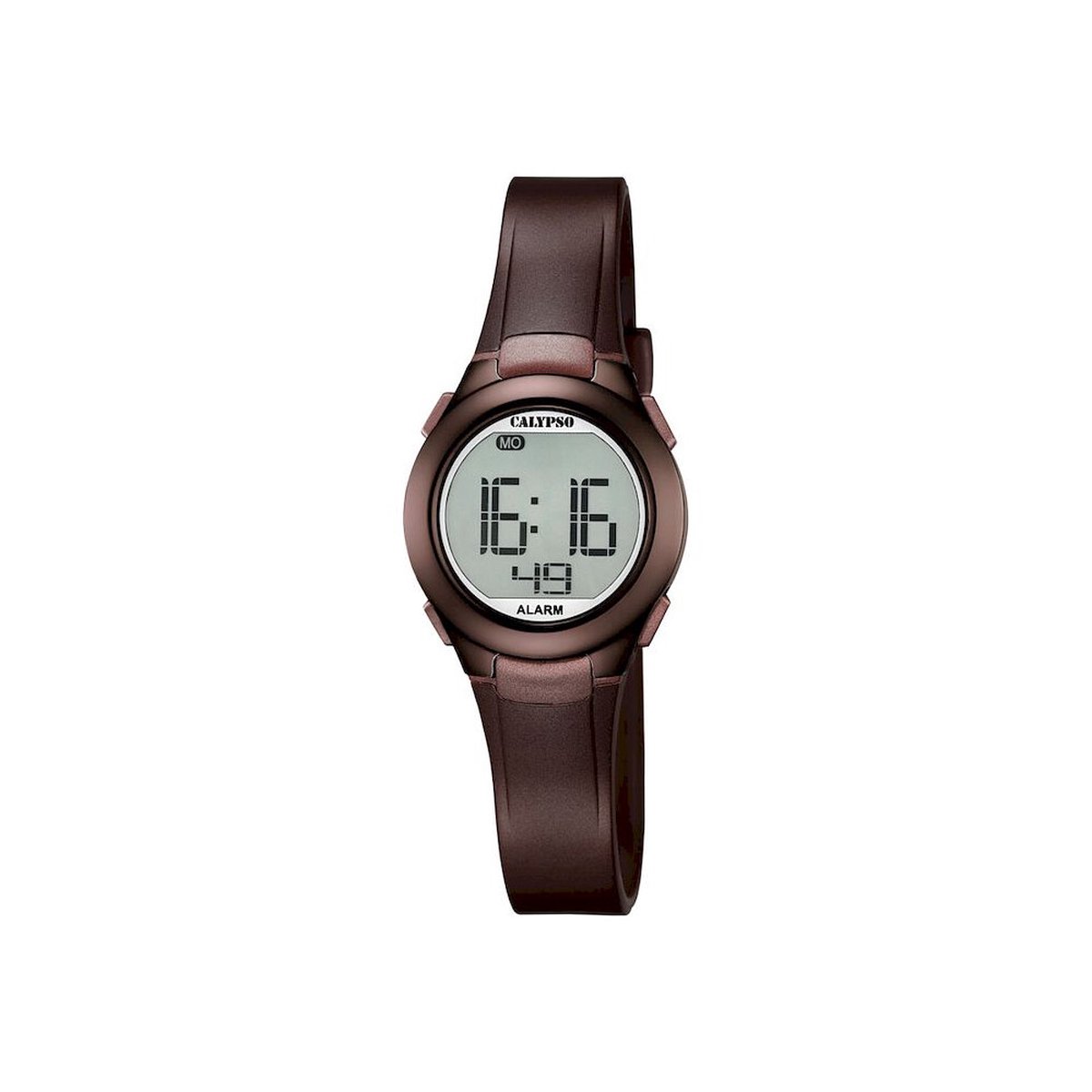 Calypso K5677-6 digitaal horloge 28 mm 100 meter bruin- bronskleur