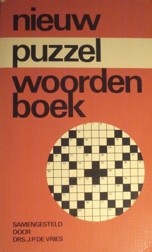Nieuw puzzelwoordenboek, J.P. de, puzzelwoordenboeken, Vries |  9789060743591 | Boeken | bol.com