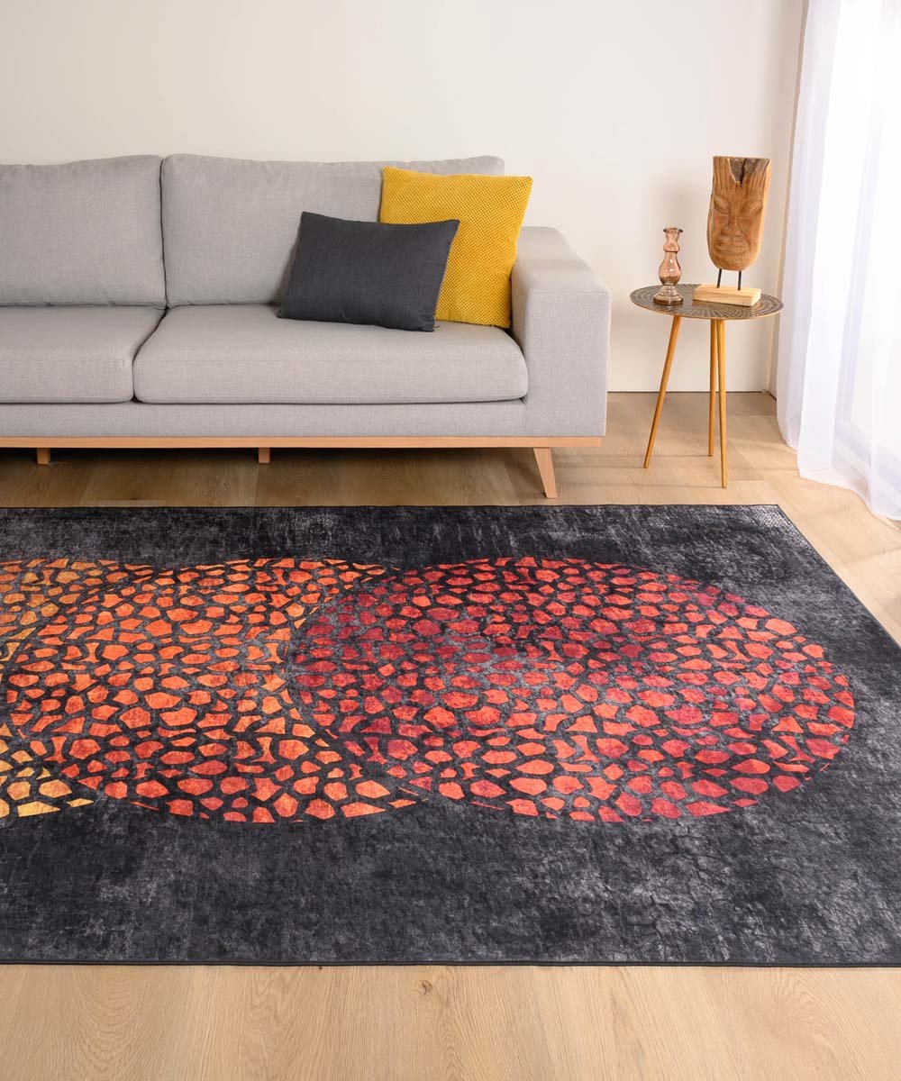 Modern vloerkleed wasbaar - Moderna zwart 240x340