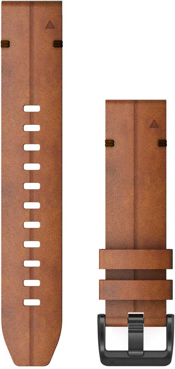 Garmin QuickFit Chestnut lederen Horlogebandje - 22mm Polsbandje - Wearablebandje - Bruin