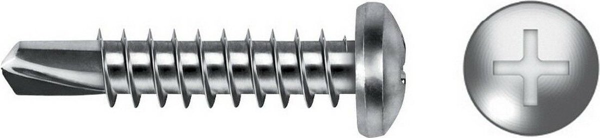 Zelftappende schroef CELO Ø 4,8 mm 4,8 x 19 mm 19 mm Verzinken (250 Stuks)
