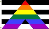 Zac's Alter Ego - Straight Ally Vlag - Multicolours