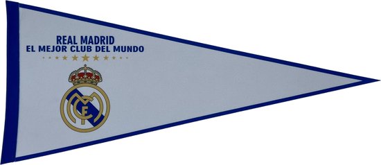 banderin futbol original real madrid, año 1974 - Comprar Banderas y Banderines de Fútbol en