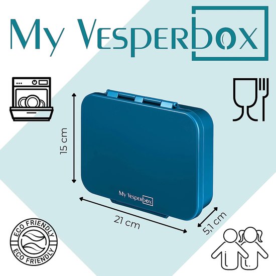 B.box snackbox voor kinderen | Spearmint