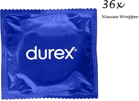 Durex Condooms - Originals Classic Natural – 36 Stuks - Bulk - Discreet en Stevig Verpakt- Brievenbuspakket