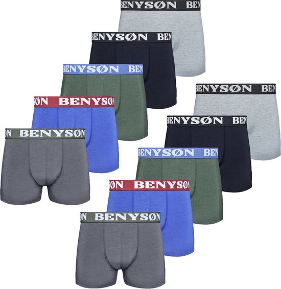 10 PACK Boxershort Heren | Katoen | | Zwart | Ondergoed Heren | Onderbroeken Heren |