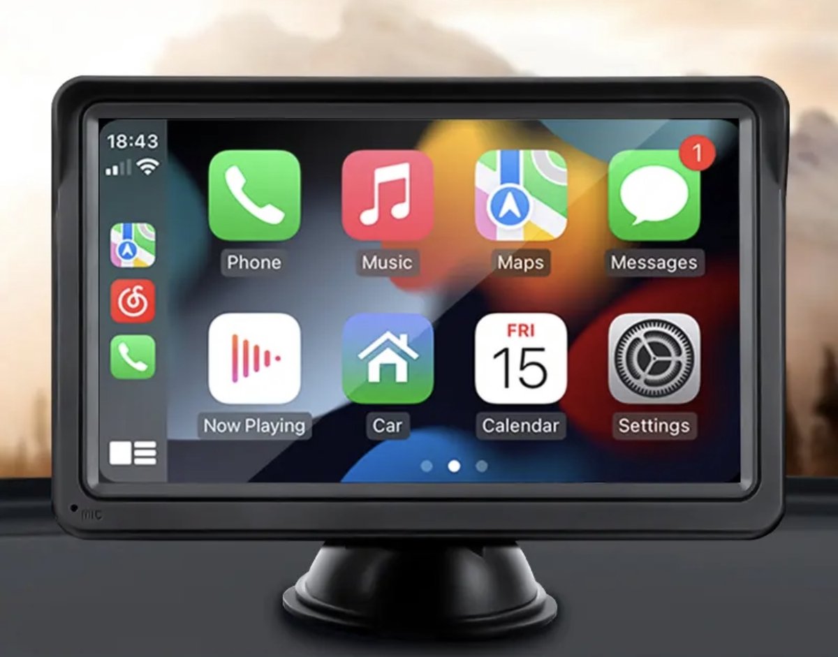 Navigatiesysteem 7 inch 2023 Apple Carplay (draadloos) Android