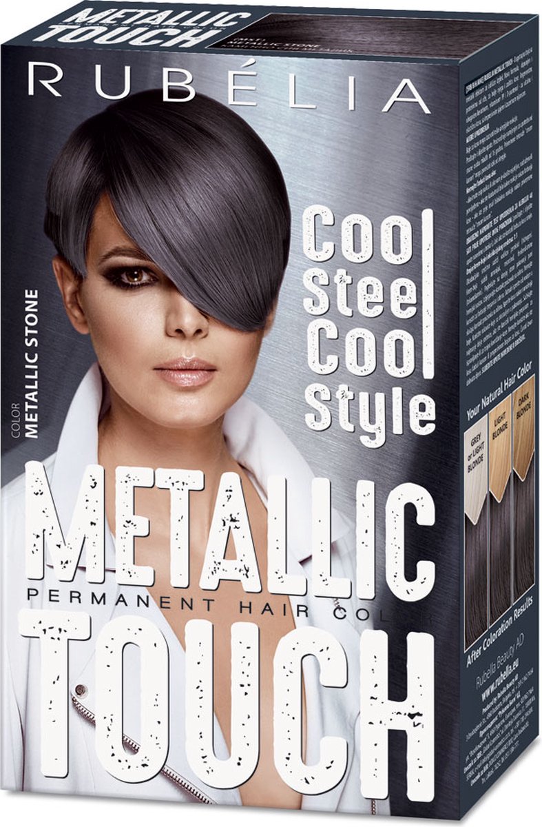 Rubélia Metallic Touch Haarkleuring - kleur Metallic Stone - 115ML