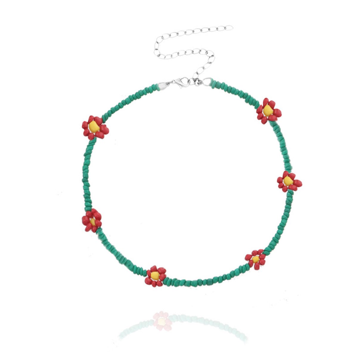 Kralenketting bloemetjes - Daisy - Kralen - Bloemen