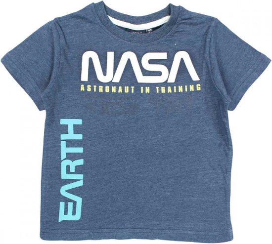 NASA - Tshirt - donker blauw - Maat 110, 4 jaar