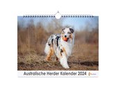 Huurdies - Australische Herder Kalender - Jaarkalender 2024 - 35x24 - 300gms