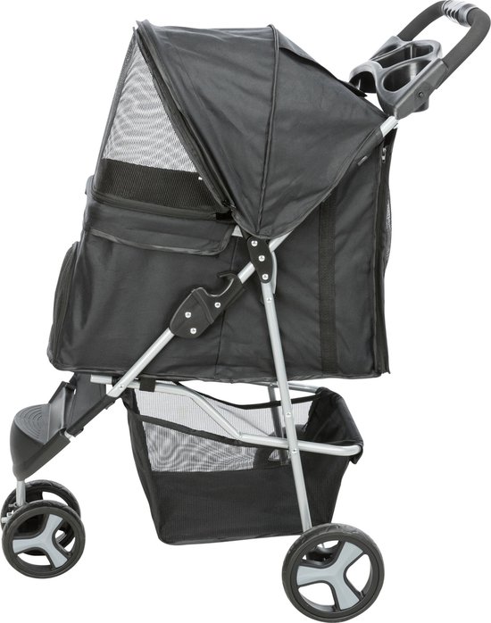 Trixie hondenbuggy zwart 80x47x100 cm | Dierenmand