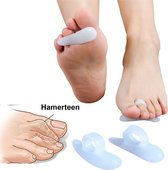 *** Teencorrector Hamerteen - Teen Spreider - Hamerteen Teen beschermer - Hallux Valgus - 2 stuks