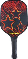 Camewin - Pickleball racket - Carbon fiber – Rood/Zwart