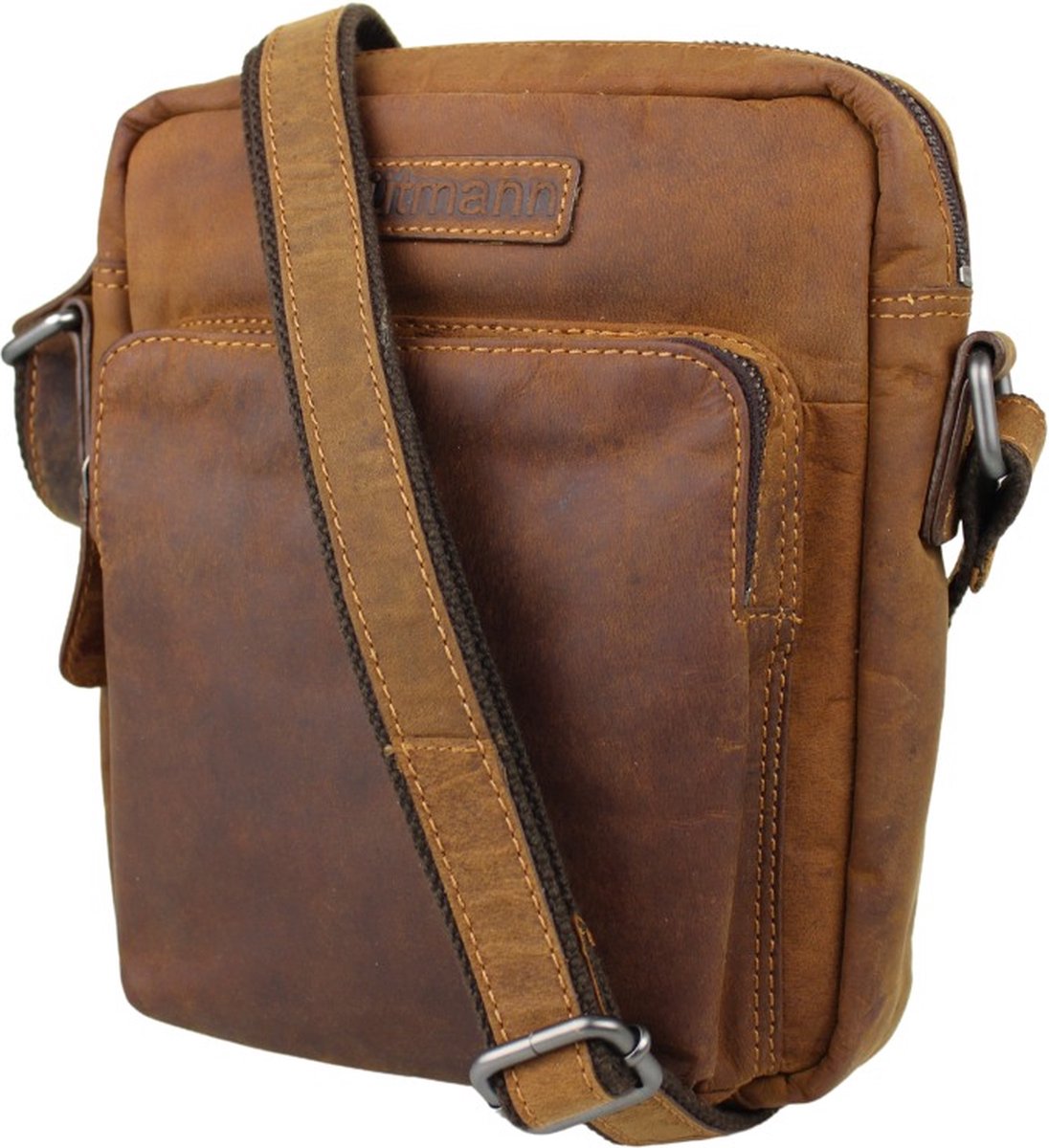 BAIGIO Mannen Schoudertas Kleine Crossbody Tas Tablet/iPad Nylon Sling