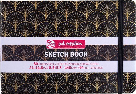 Talens Art Creation Schetsboek Art Deco | 13 x 21 cm, 140 g, 80 vellen - Talens Art Creation