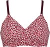 Naturana t-shirt Side smoother bh zonder beugels 85C - Leopard print