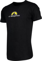 La Sportiva Footstep Korte Mouwen T-shirt Zwart S Man