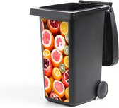 Container sticker Fruit - Citrus - Oranje - 38x80 cm - Kliko sticker