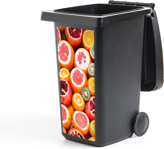 Container sticker Fruit - Citrus - Oranje - 38x80 cm - Kliko sticker | bol