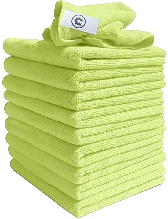 Chiffon microfibre lavable basic jaune 40x40 cm