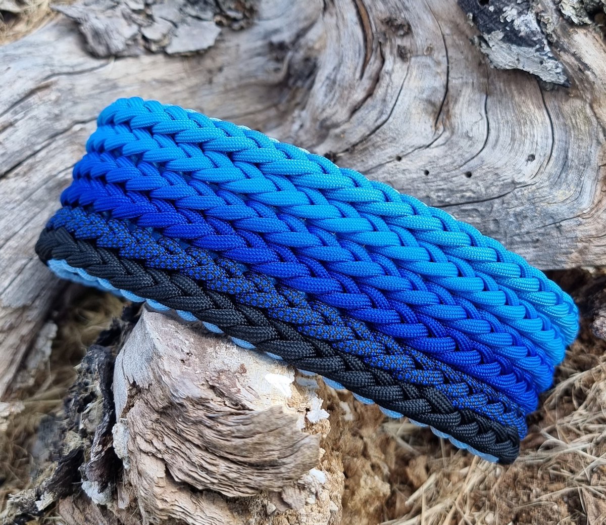 Honden halsband handgemaakt paracord martingale half check