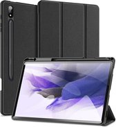 Dux Ducis Tablet Hoes Geschikt voor Samsung Galaxy Tab S9 Plus - Dux Ducis Domo Bookcase - Zwart