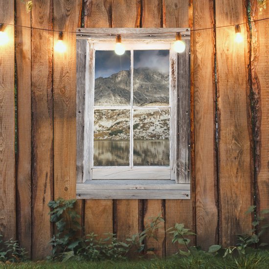 Affiche de jardin Transparente - Berg - Bois - 80x120 cm