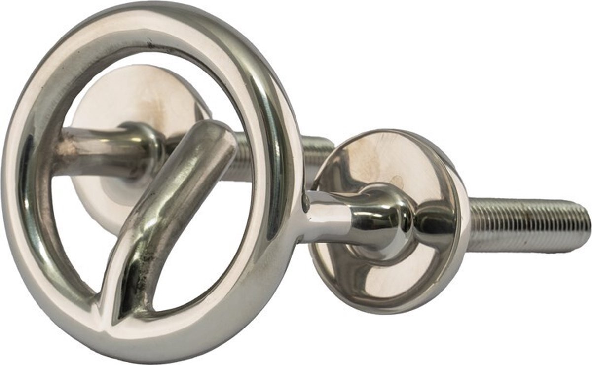 Hollex RVS Skihaak Ø62mm Spiegelmontage