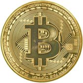 Bitcoin Munt I Fysieke Bitcoin Munt I Cryptotoken I Cryptocurrency I Goud