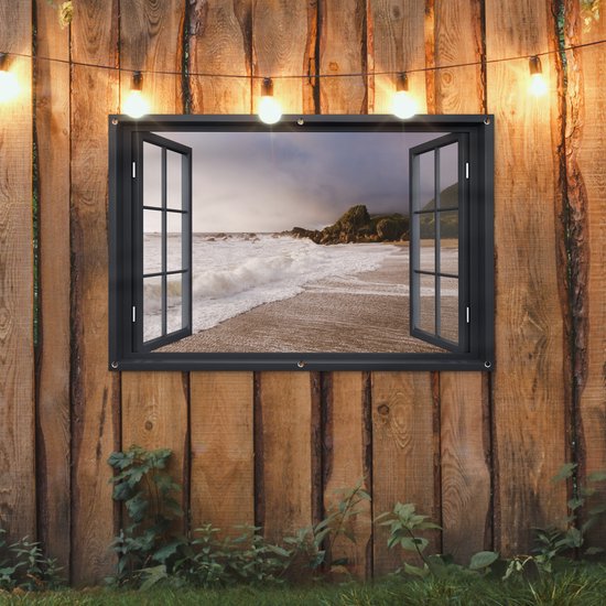 Affiche jardin See-through - Mer - Plage - 120x80 cm