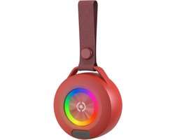 Portable Bluetooth Speakers Celly LIGHTBEATRD Red