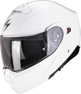Scorpion Exo-930 Evo Solid White Xl - XL - Maat XL - Helm