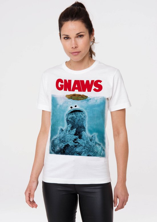 Logoshirt T-Shirt Sesamstraße Krümelmonster – GNAWS