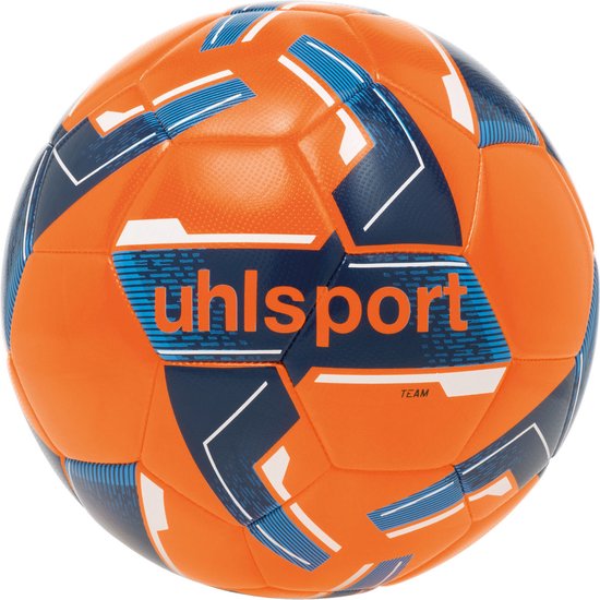 Foto: Uhlsport team sz 5 trainingsbal fluo oranje marine wit maat 5