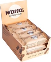Wana | Waffand' Cream | Cocoa With Peanut Butter | 12 Stuks | 12 x 43 gram