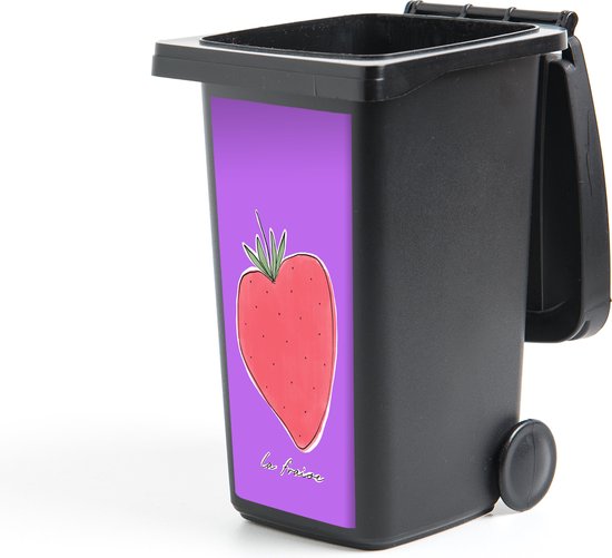 Container sticker Aardbei - Fruit - Quotes - 44x98 cm - Kliko sticker