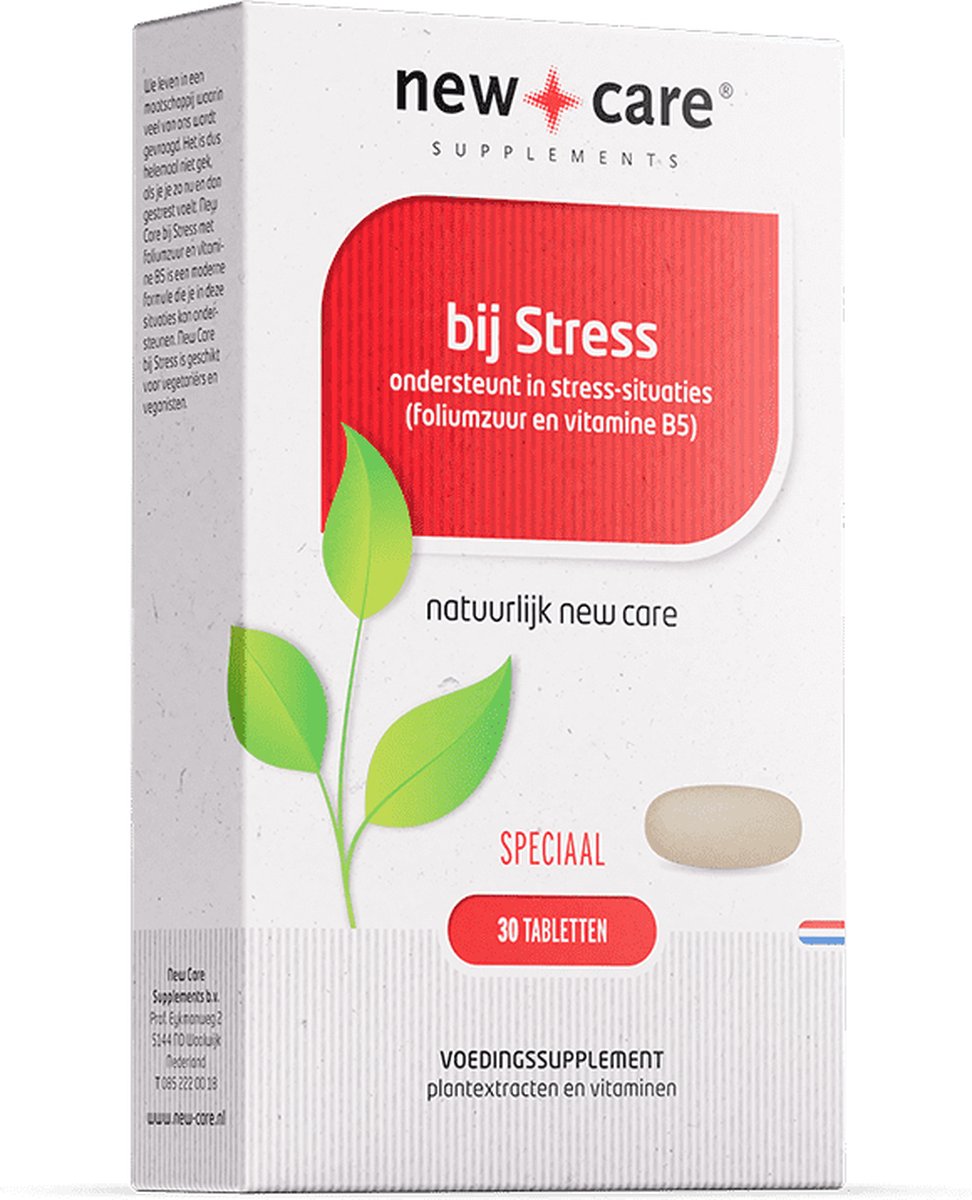 Goedkoopste New Care bij Stress - 30 tabletten - vegan
