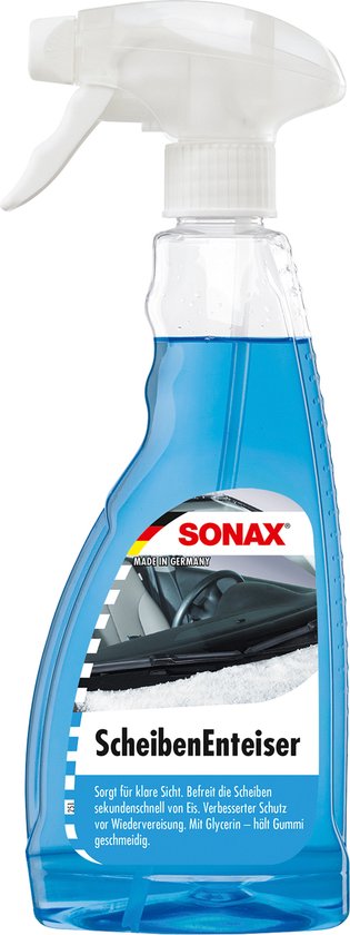 Sonax Ruitenontdooier spray - voor auto - 500 ml - antivries sprays - winter/vorst/bevriezen