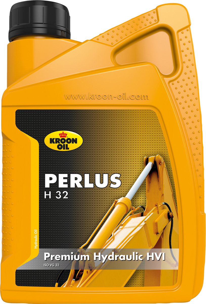 Kroon-Oil Perlus H 32 - Hydraulische Olie - Multigrade - 1 Liter - Transparant