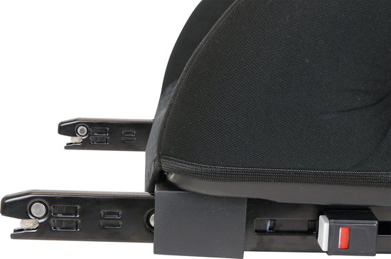 Carkids zitverhoger zwart en rood – Isofix – 22-36 kg