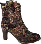 Laura Vita Botte Courte Alcbaneo 141 SL316-141A Dorian Zwart Multi