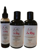 Krijg je haar terug met de I'm Rosy® Hair Back Kit: Growth Oil, Leave-in Conditioner, Soap - voor een snellere haargroei!