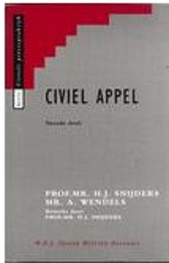 Civiel appel - cover