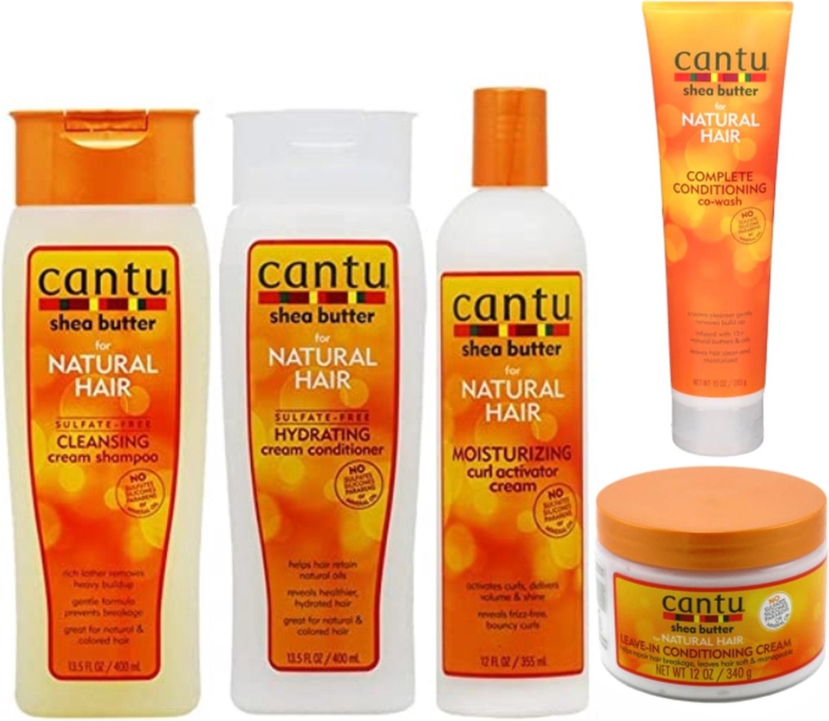 Cantu Natural Hair Care Set 5 Pieces