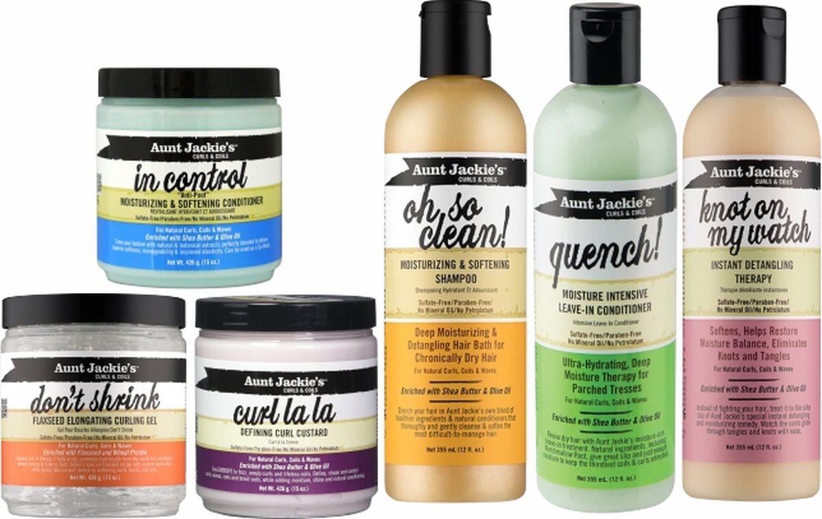 Aunt Jackie’s Hair Care 6 piece set