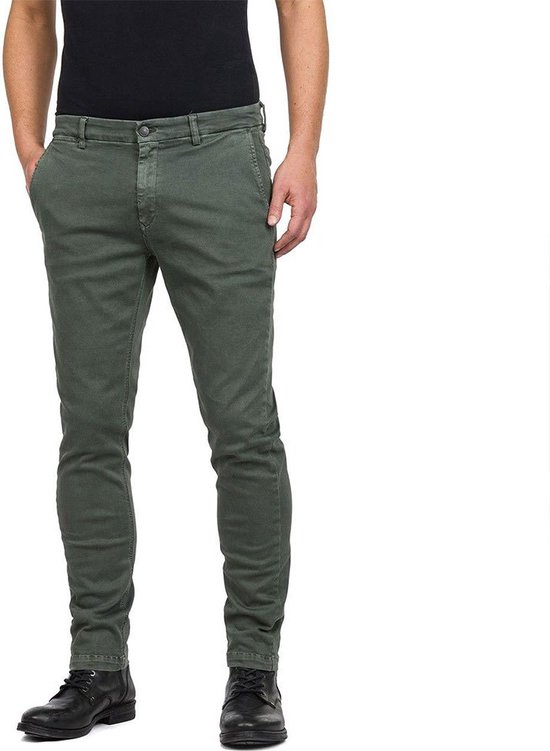 REPLAY M9722A.000.8366197.030 Benni Jeans - Homme - Vert militaire - W33 X L32