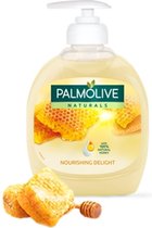 Palmolive vloeibare handzeep melk & honing pompje - 12x300ml - Voordeelverpakking