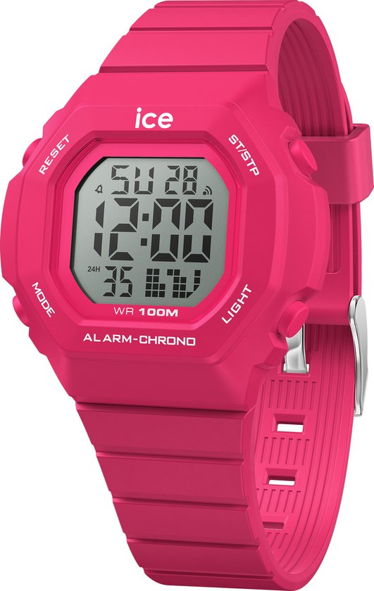 Ice Watch ICE digit ultra - Pink 022100 Horloge - Siliconen - Roze - Ø 39 mm