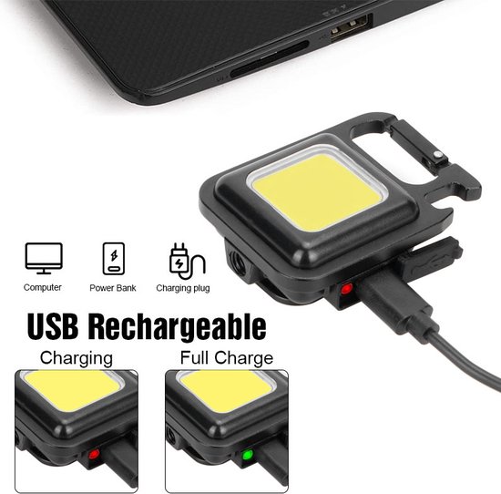 SKY-lampe à LED COB Lampe de travail portable USB rechargeable LED COB